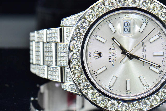 Iced-out Rolex